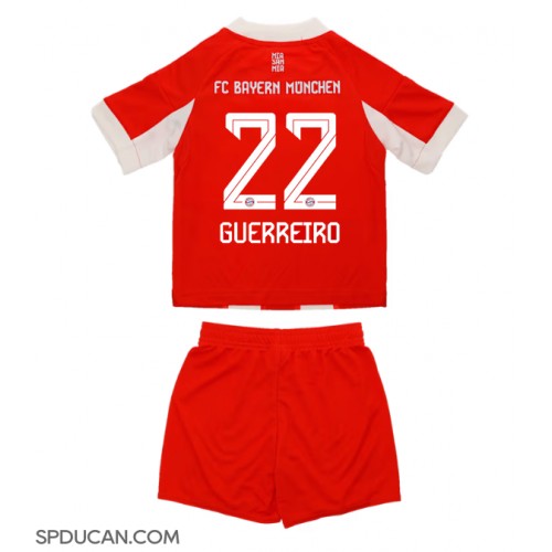 Dječji Nogometni Dres Bayern Munich Raphael Guerreiro #22 Domaci 2025-26 Kratak Rukav (+ Kratke hlače)